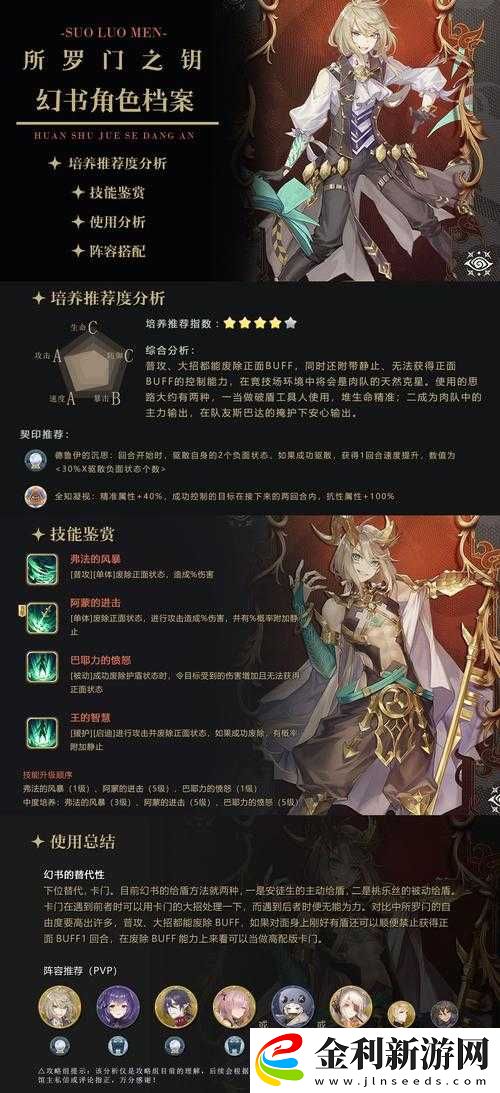 幻書啟示錄依諾莎高效實戰陣容搭配策略與技巧詳解