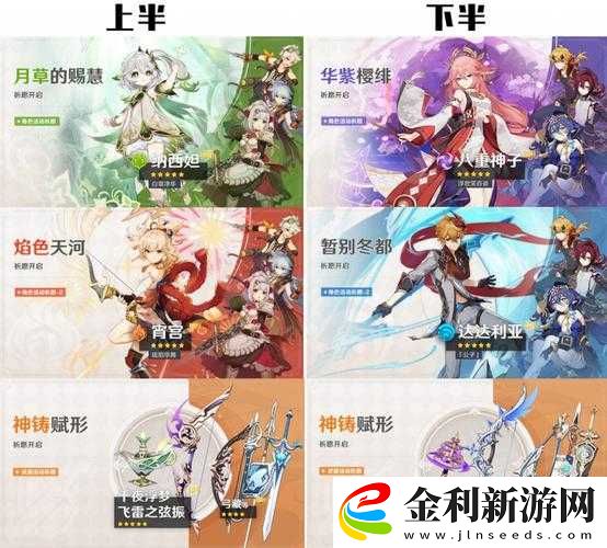 原神甘雨UP池子角色預測