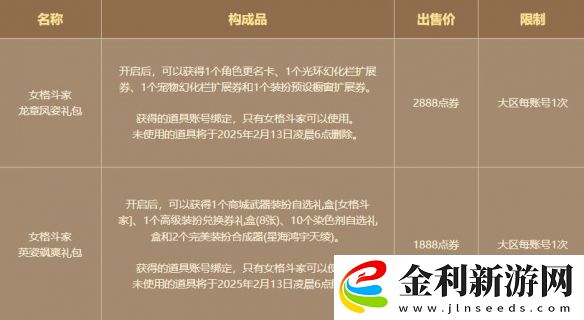 DNF女格斗家重制紀念禮包活動具體解析