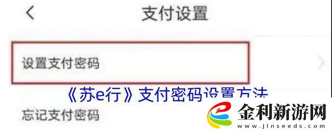 蘇e行怎么設(shè)置支付密碼