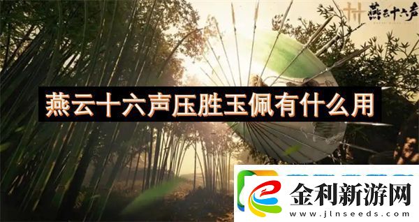燕云十六聲壓勝玉佩的具體用途與意義有哪些