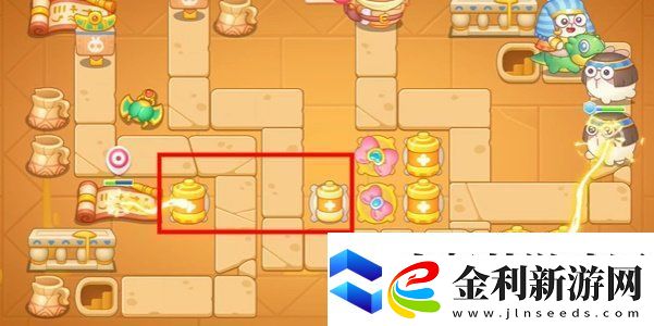 保衛蘿卜4法老歸來第108關怎么過